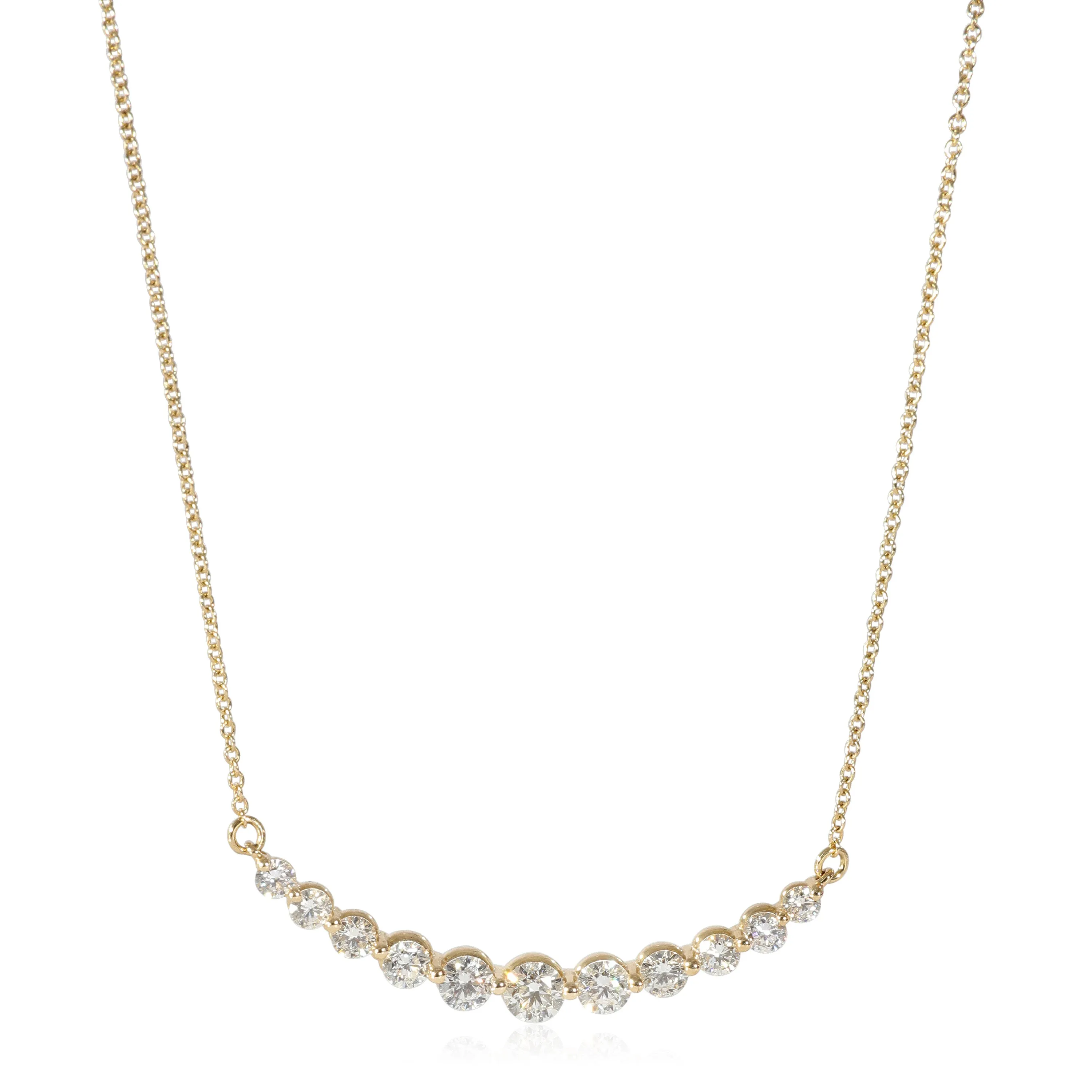 Diamond Smile Necklace in 14K Yellow Gold (1.00 CTW G-H/SI2)