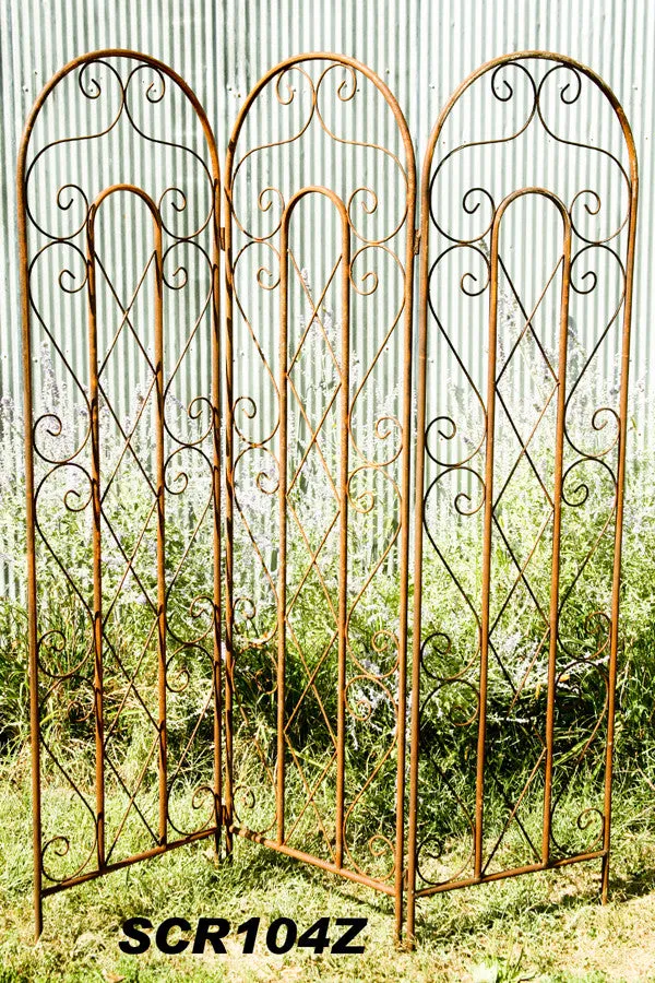 Display Folding Screen Decorative XX Pattern & Scrolls decorative plants  
