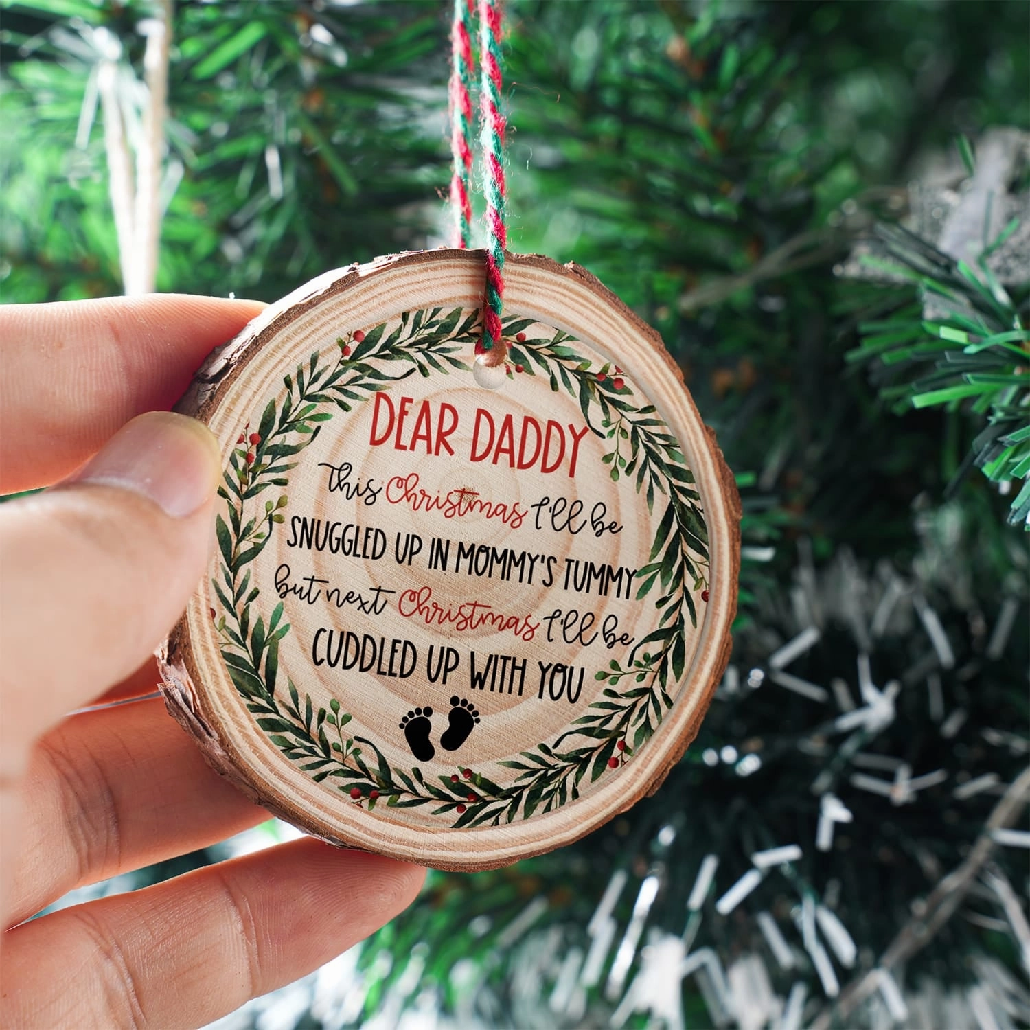 DIY Succulent Ornaments Wood Slices Set