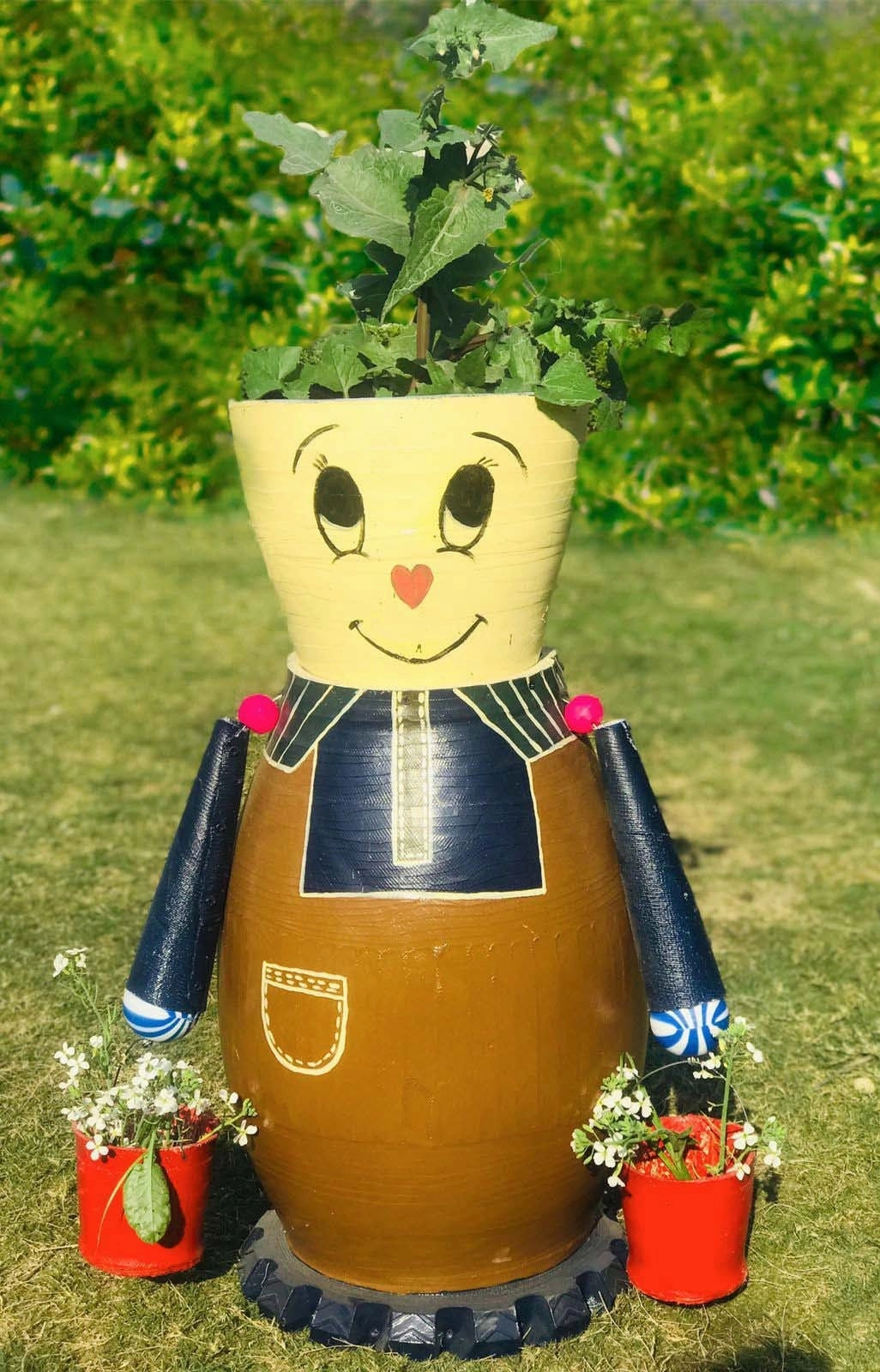 Doll Planters (Made of Rubber)