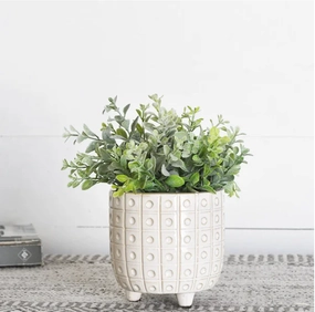 Dots Footed Planter outdoor greenery  