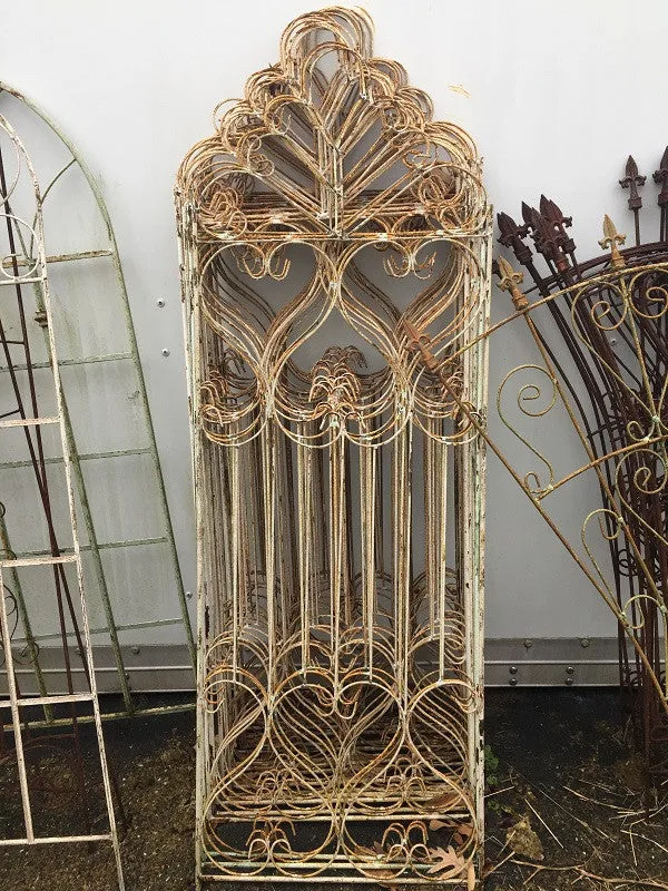 Double Heart Scroll Trellis decorative plants  
