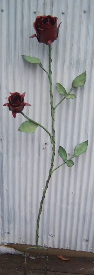Double Rose Stake decorative plants  