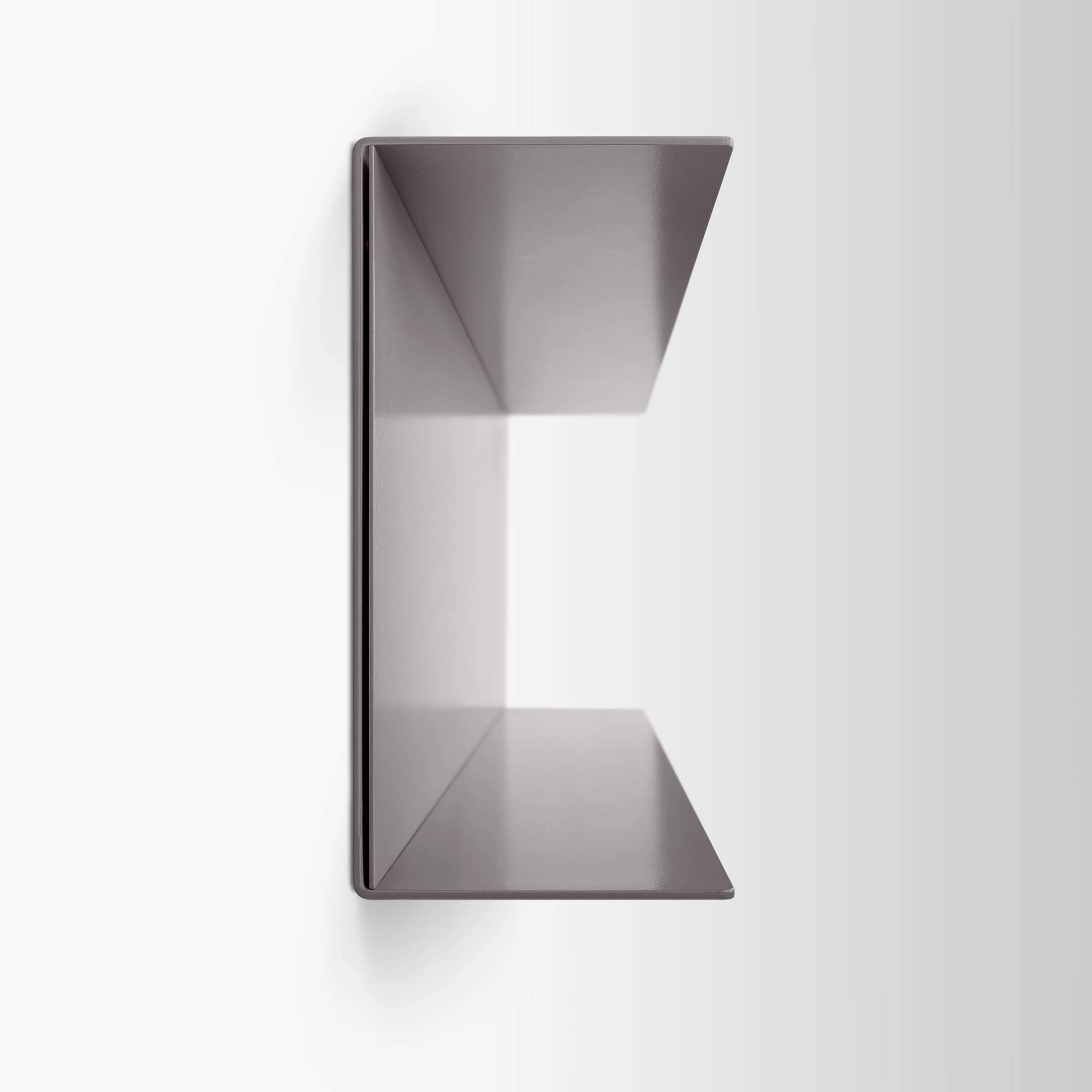 Double Bender Metal Wall Shelf