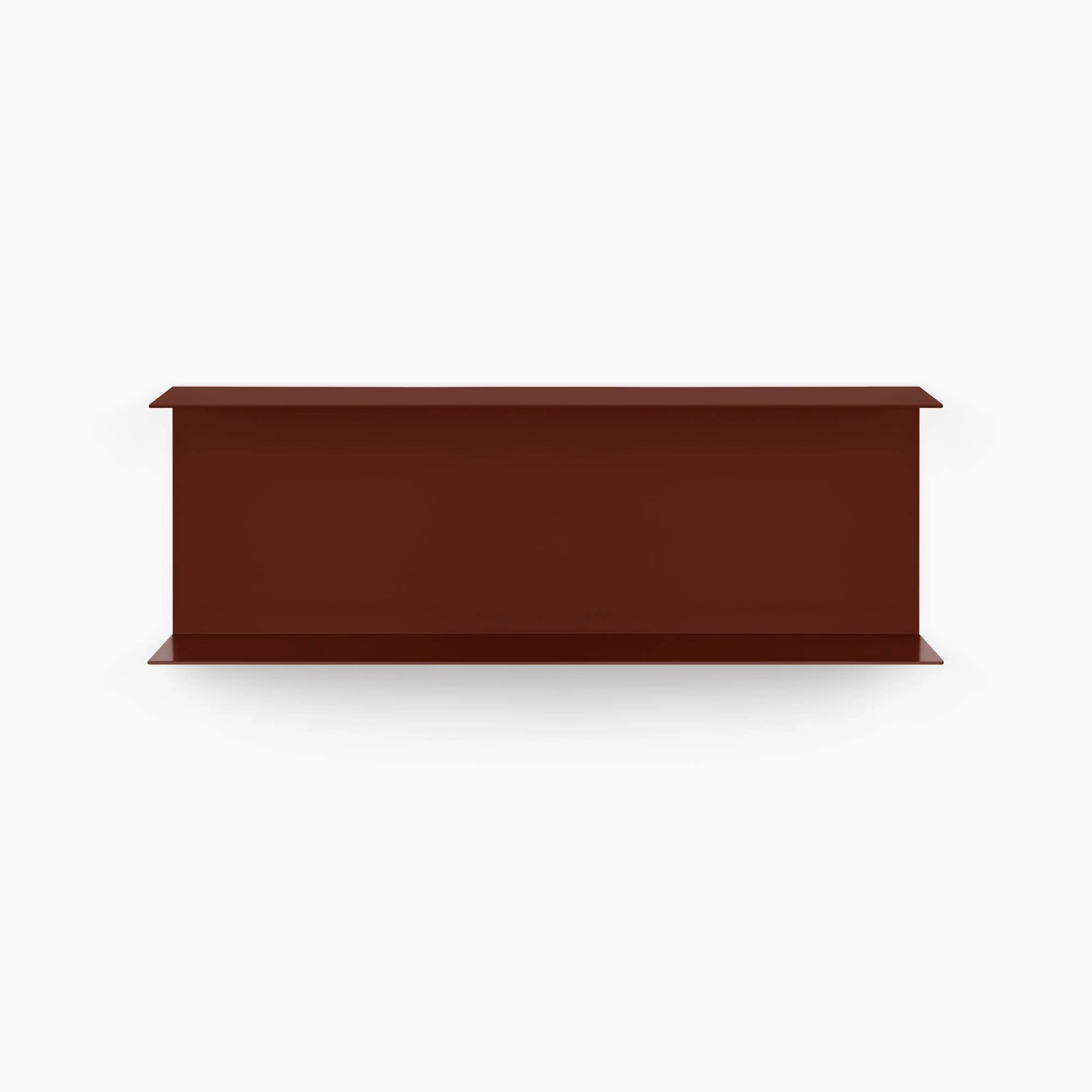 Double Bender Metal Wall Shelf