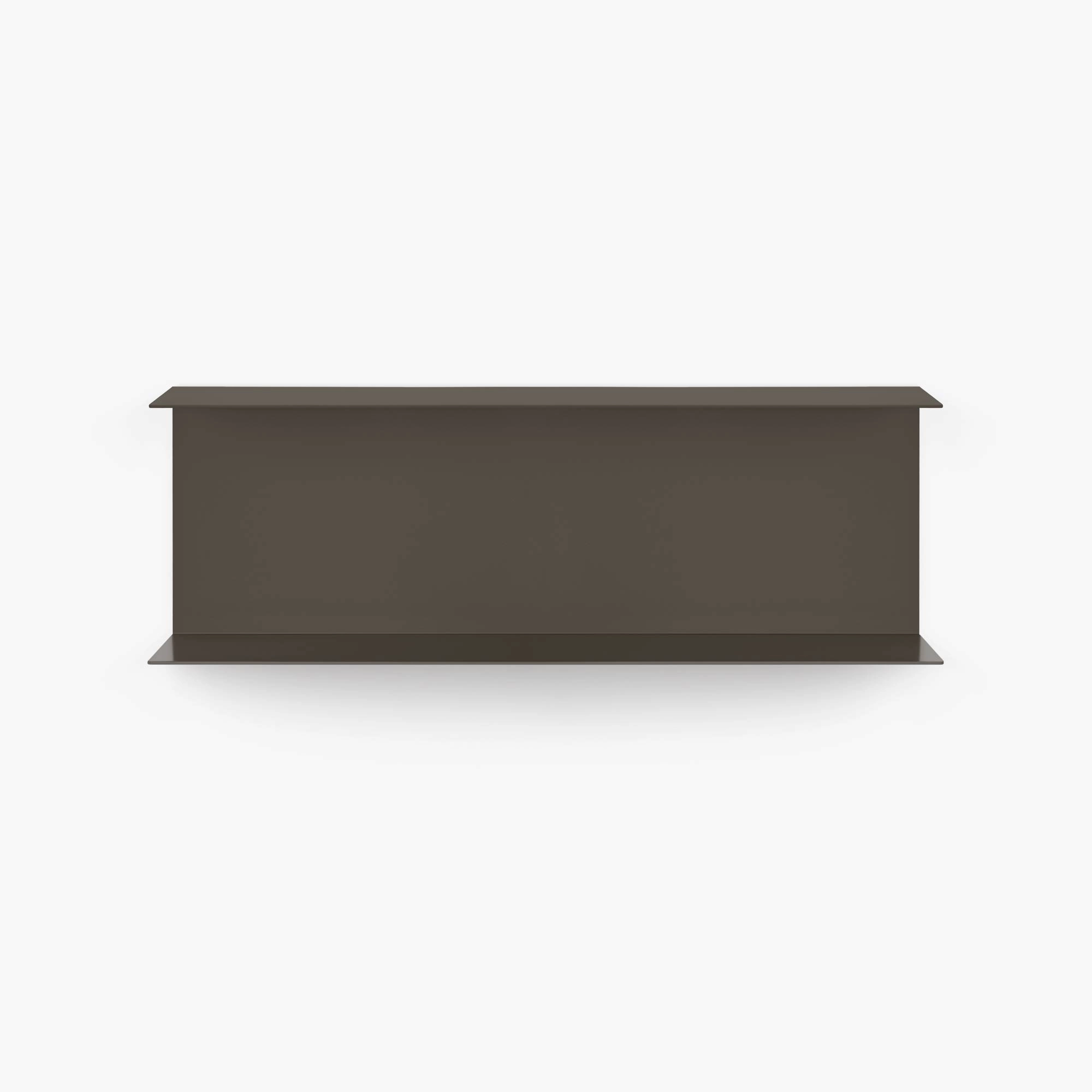 Double Bender Metal Wall Shelf