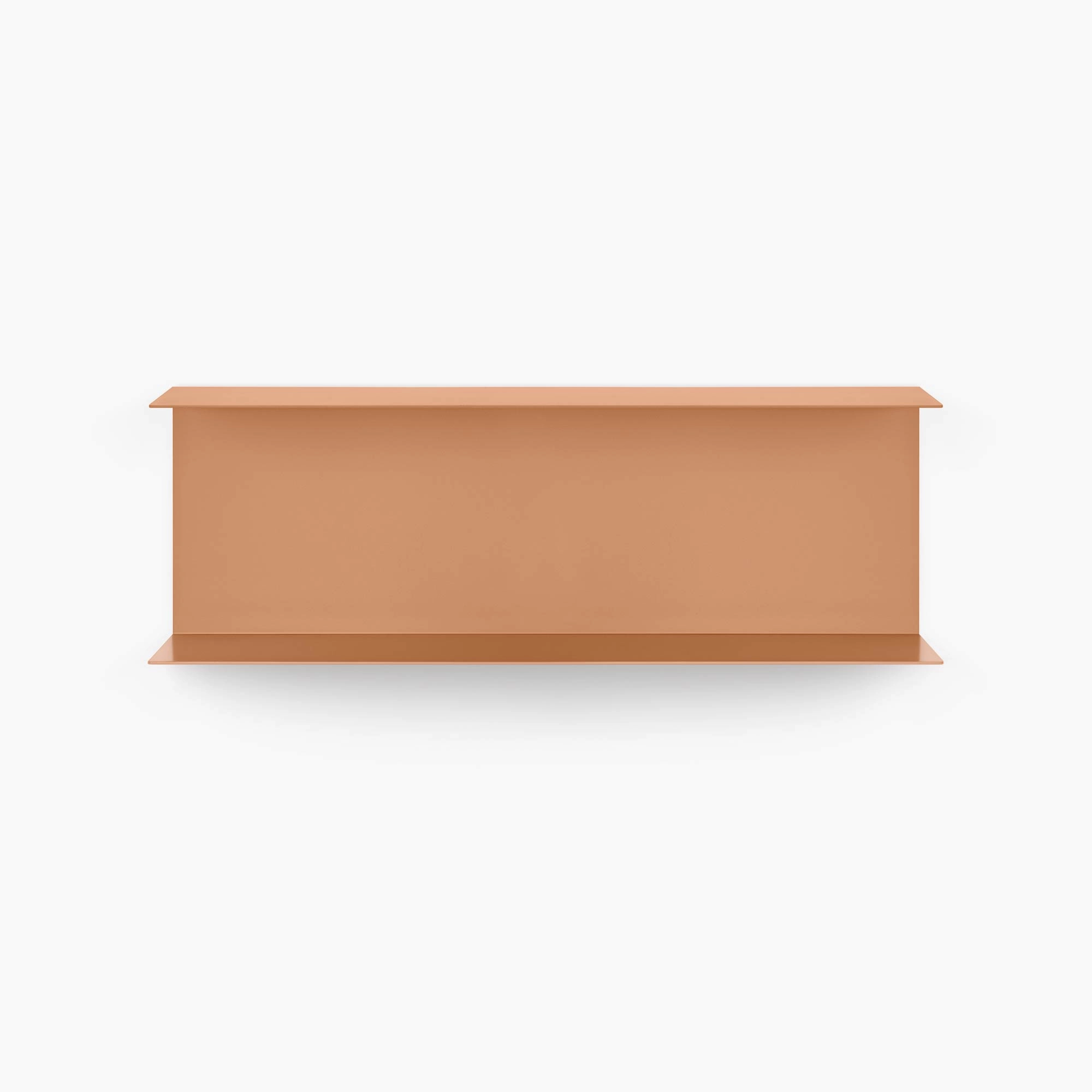Double Bender Metal Wall Shelf