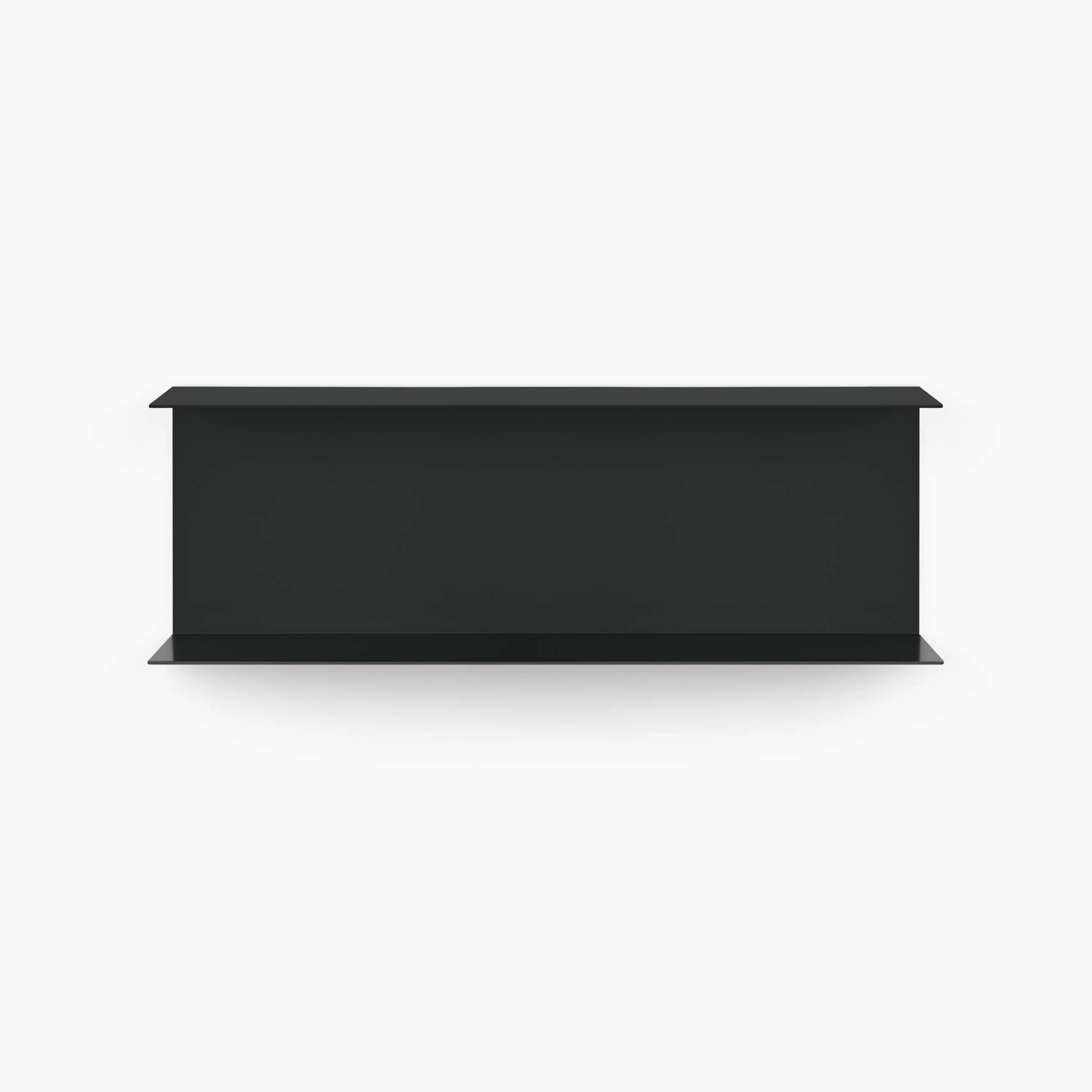 Double Bender Metal Wall Shelf