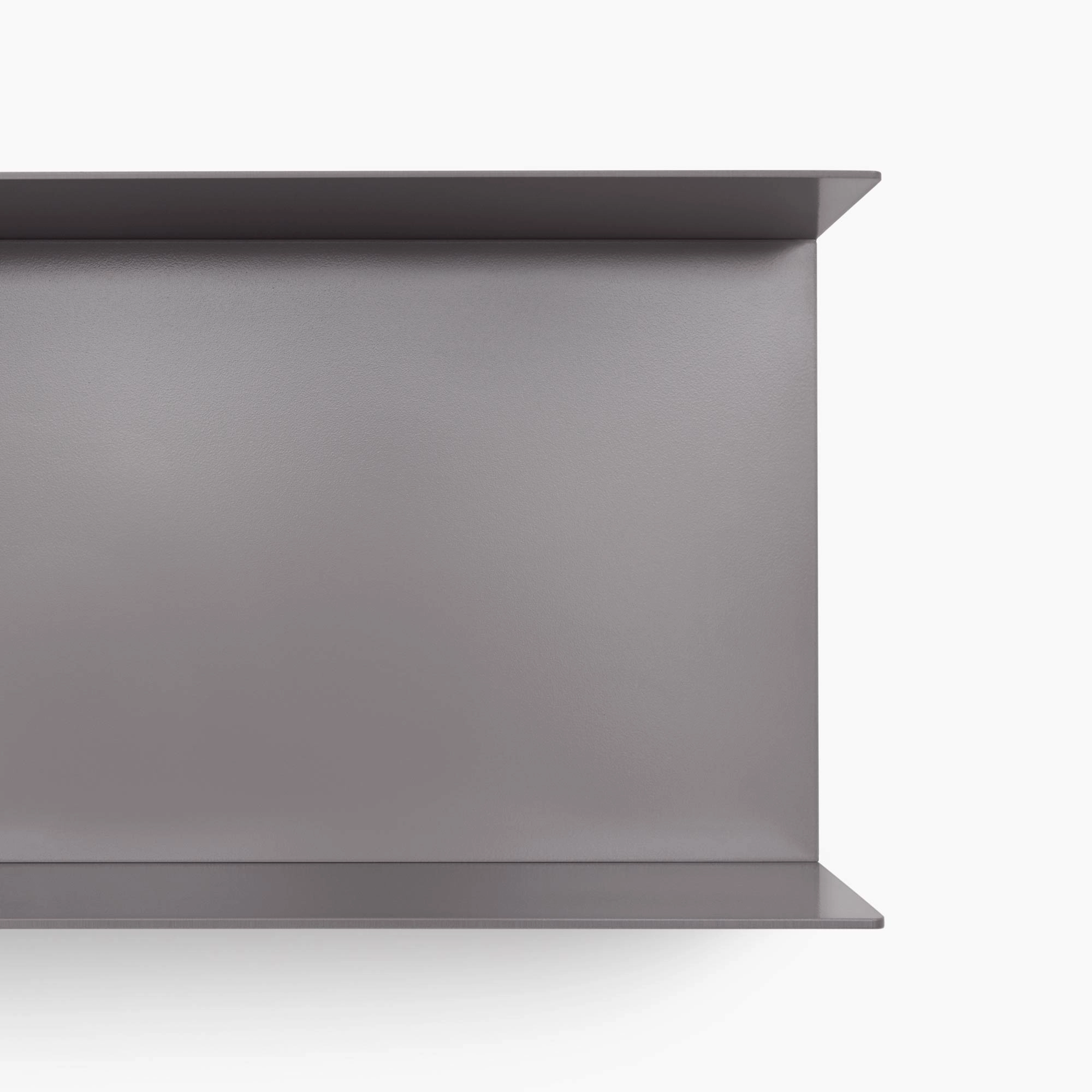 Double Bender Metal Wall Shelf