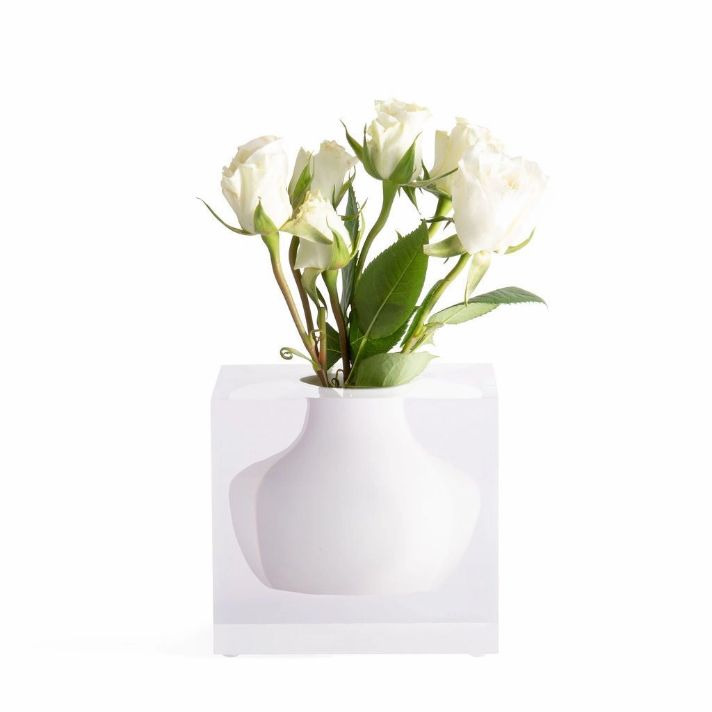 Doyers - Bud Vase Hamptons White mini ornamental plant  