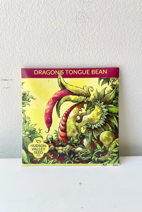 Dragon's Tongue Bean Seeds Art Pack decorative flowerpot  