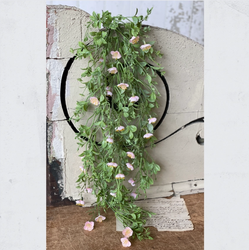 Draping Pink Primrose xl flower pot  
