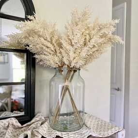 Dried Pampas Grass Bundle xl flower pot  