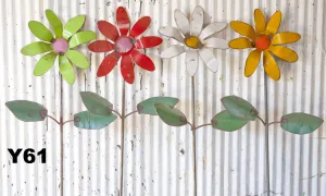 Drum Metal Daisy decorative plants  