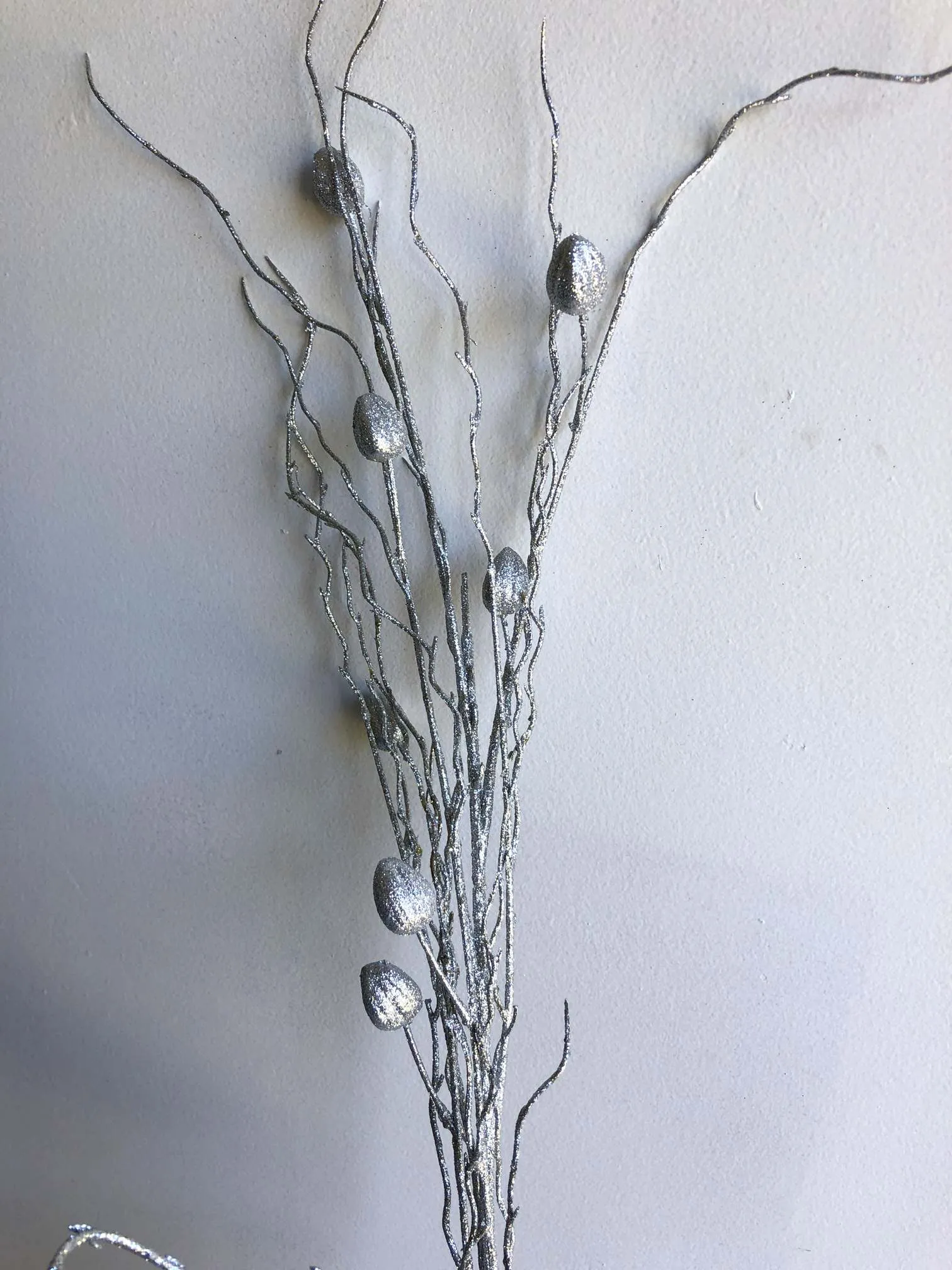 DS0015 Glitter Decorative Sticks 115cm Silver / Bronze / Gold