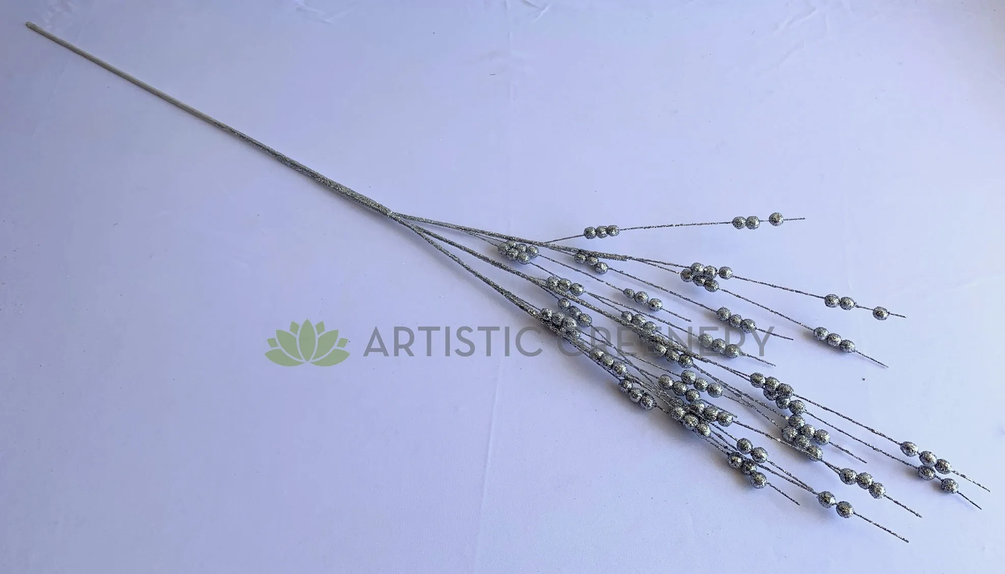 DS0053 Silver Glitter Sticks 116cm