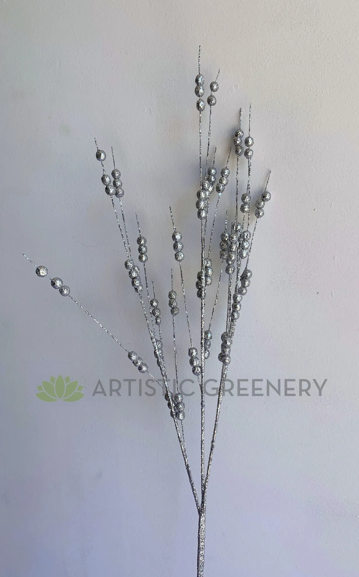 DS0053 Silver Glitter Sticks 116cm