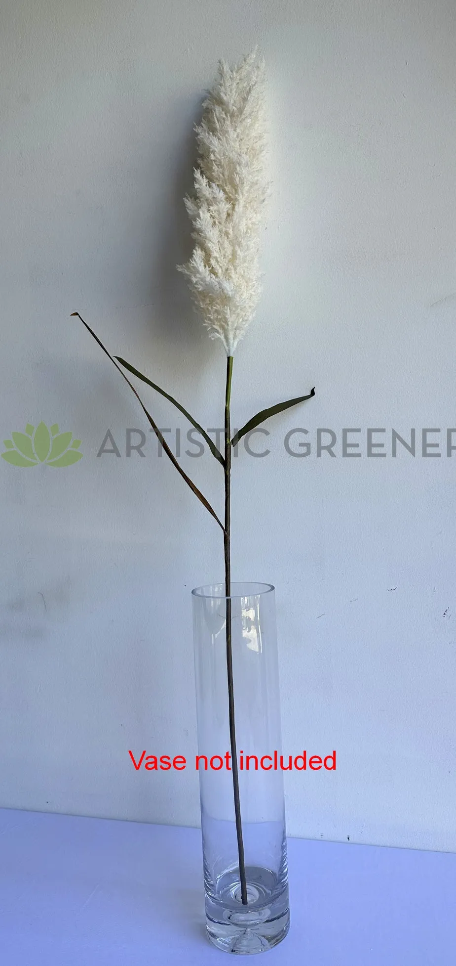 DS0061 White Pampas Grass Stem 110cm