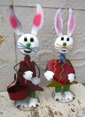Easter Bunny decorative plants  