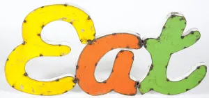 Eat Tin Sign decorative plants  