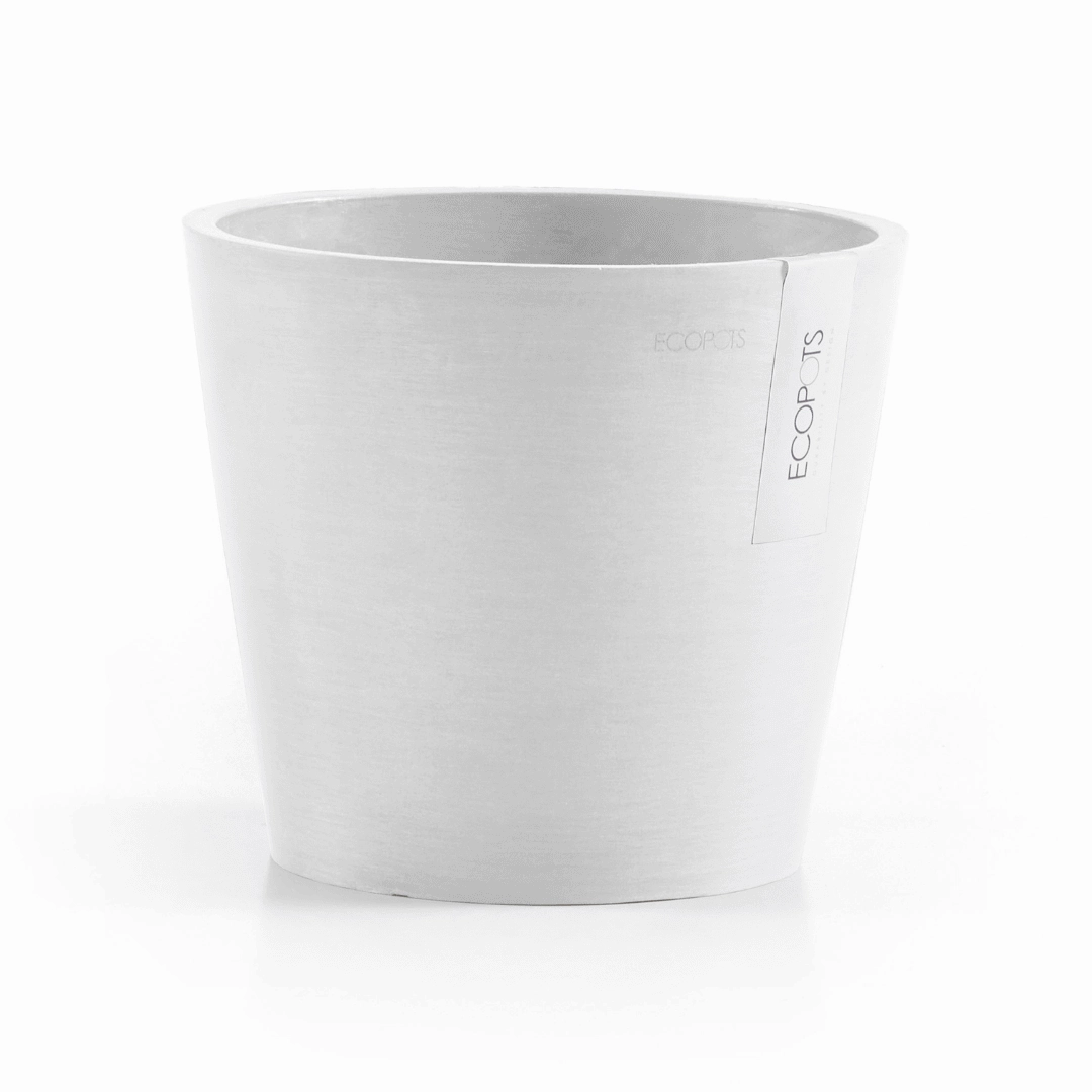 Ecopots Amsterdam 20 Pure White