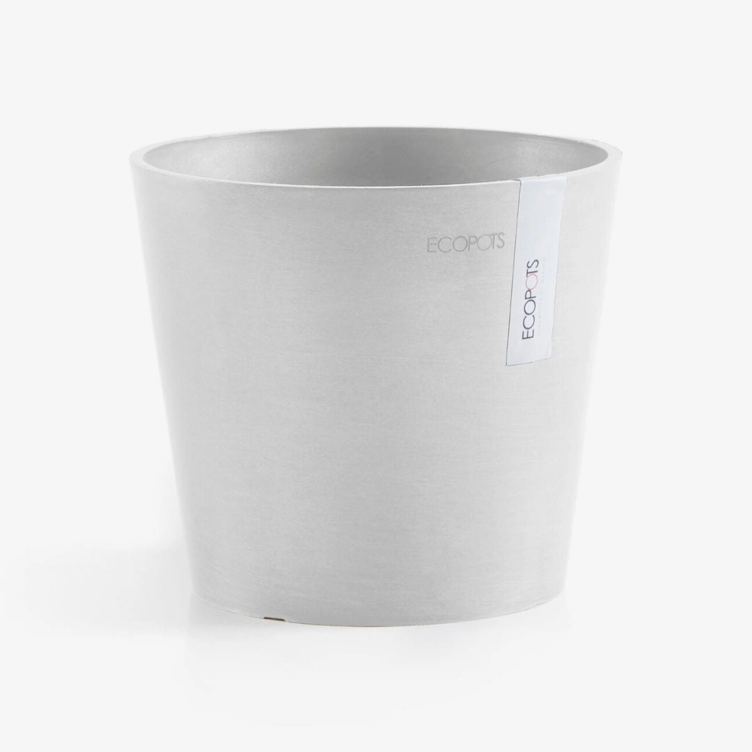 Ecopots Amsterdam Mini Pot Pure White