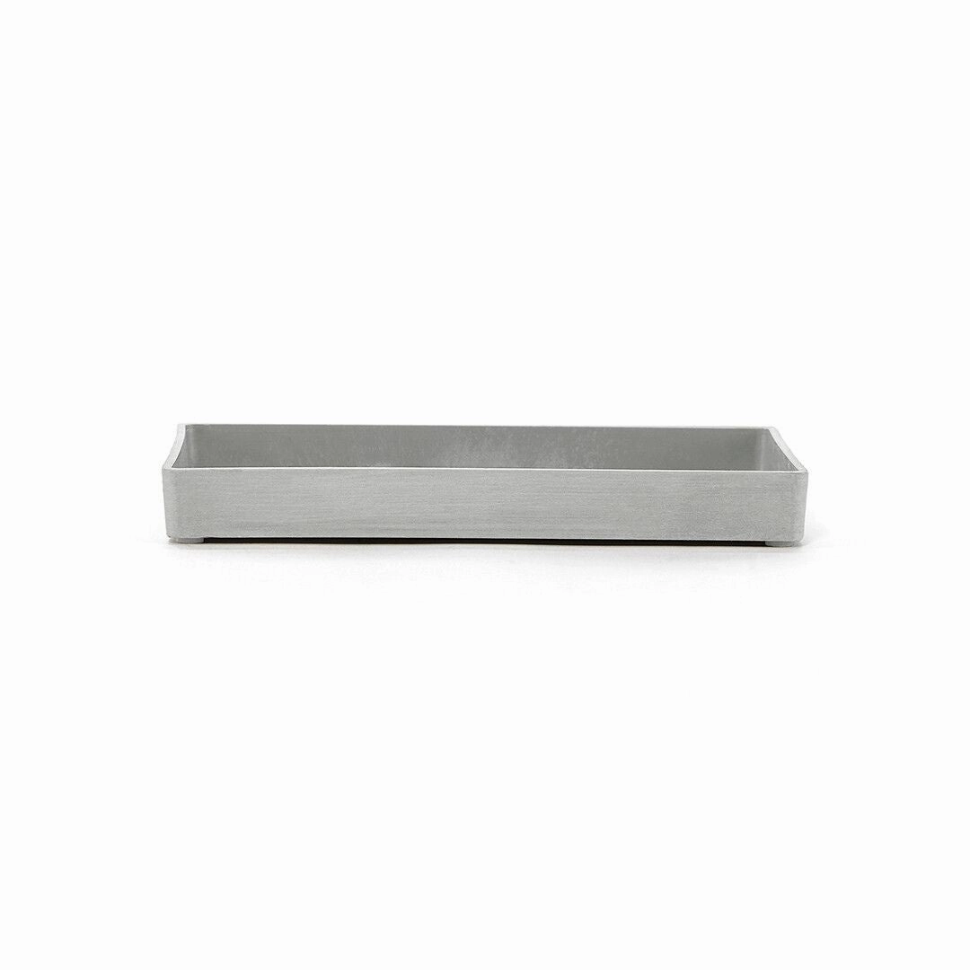 Ecopots Display Platter White Grey plant seeds  