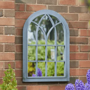 Eden Home & Garden Mirror - Slate dried flowers  