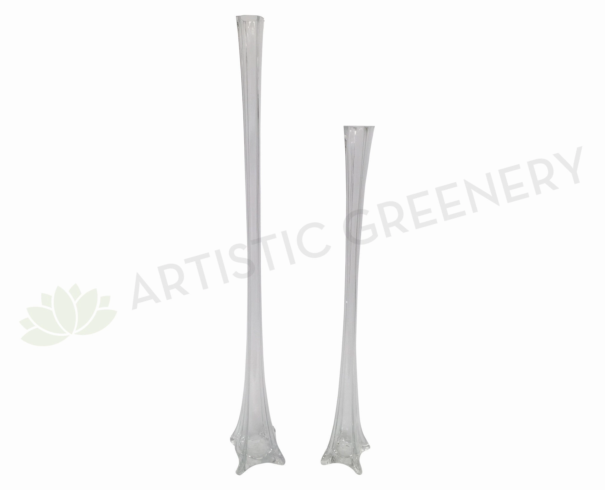 Eiffel Tower Glass Vase (Code: GVEIFFELI) outdoor greenery  