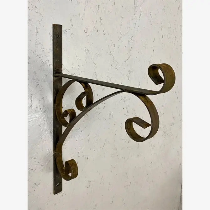 Elegant Strong Iron Strap Metal Hook or Wall Bracket decorative plants  