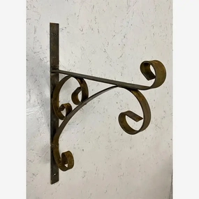 Elegant Strong Iron Strap Metal Hook or Wall Bracket decorative plants  