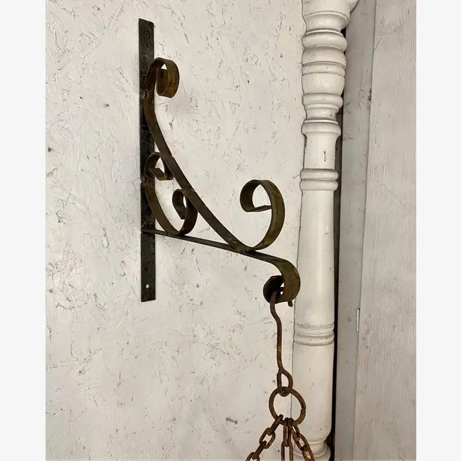Elegant Strong Iron Strap Metal Hook or Wall Bracket