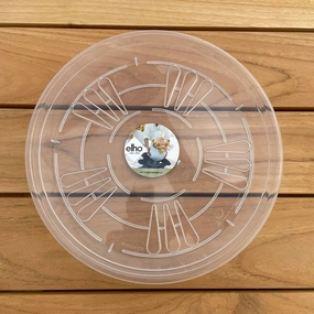 Elho Uni-Saucer Round Transparent plant seeds  