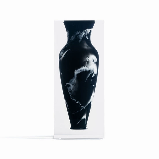 Elizabeth Vase - Black Marble