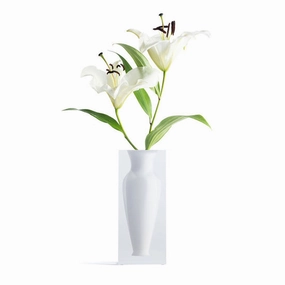 Elizabeth Vase - Hamptons White mini ornamental plant  