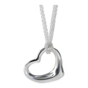 Elsa Peretti Open Heart Necklace in Sterling Silver