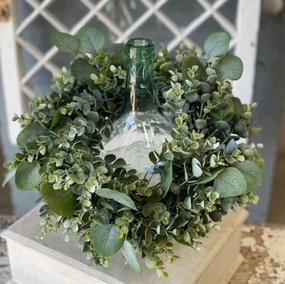 Enclave Eucalyptus Candle Ring xl flower pot  