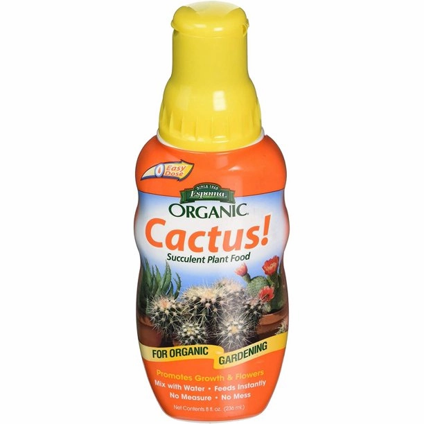 Espoma Organic Cactus Organic Liquid Plant Food 8 oz small flower pot  