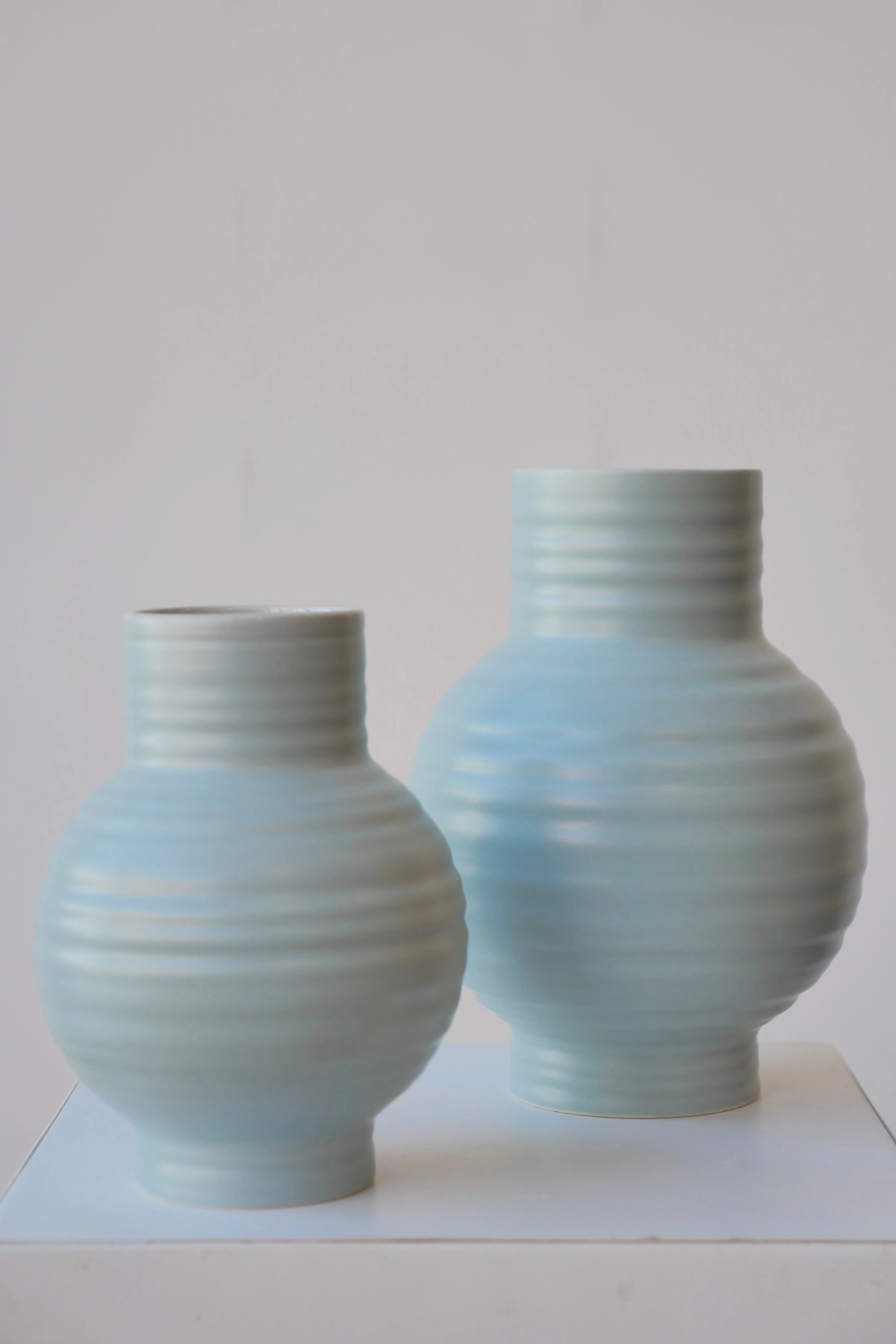 Essential Sky Ceramic Vase Small