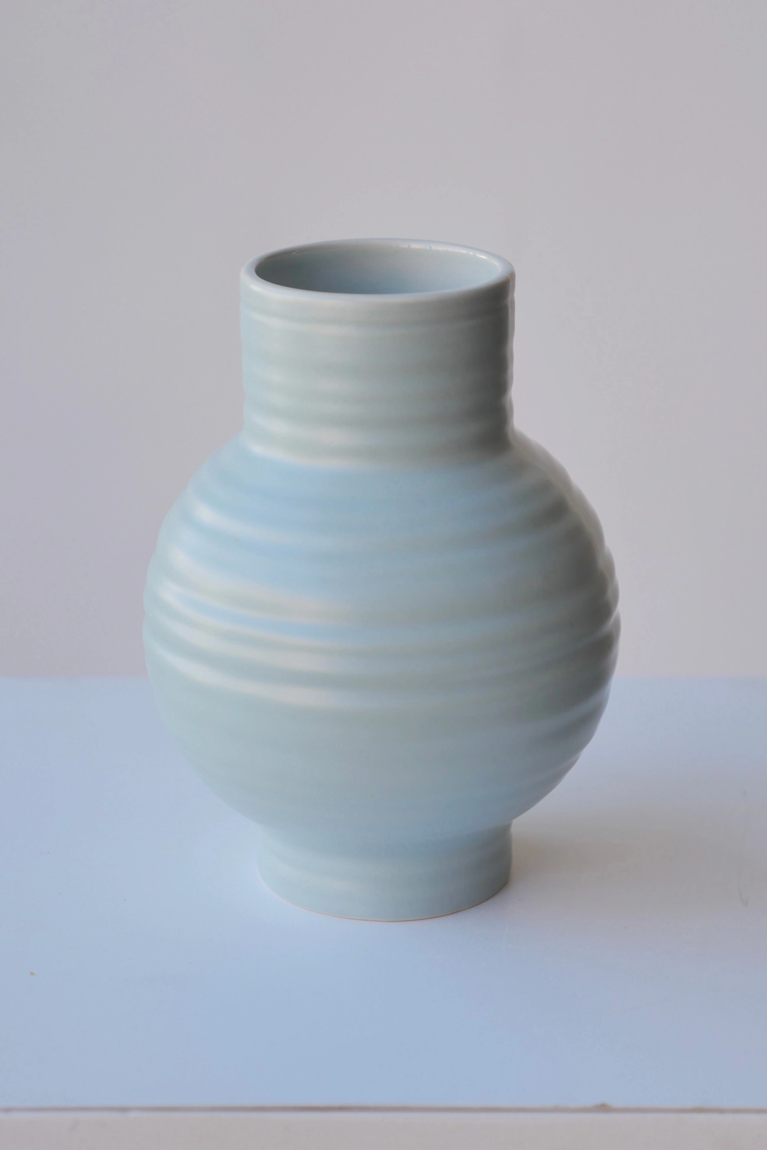 Essential Sky Ceramic Vase Small