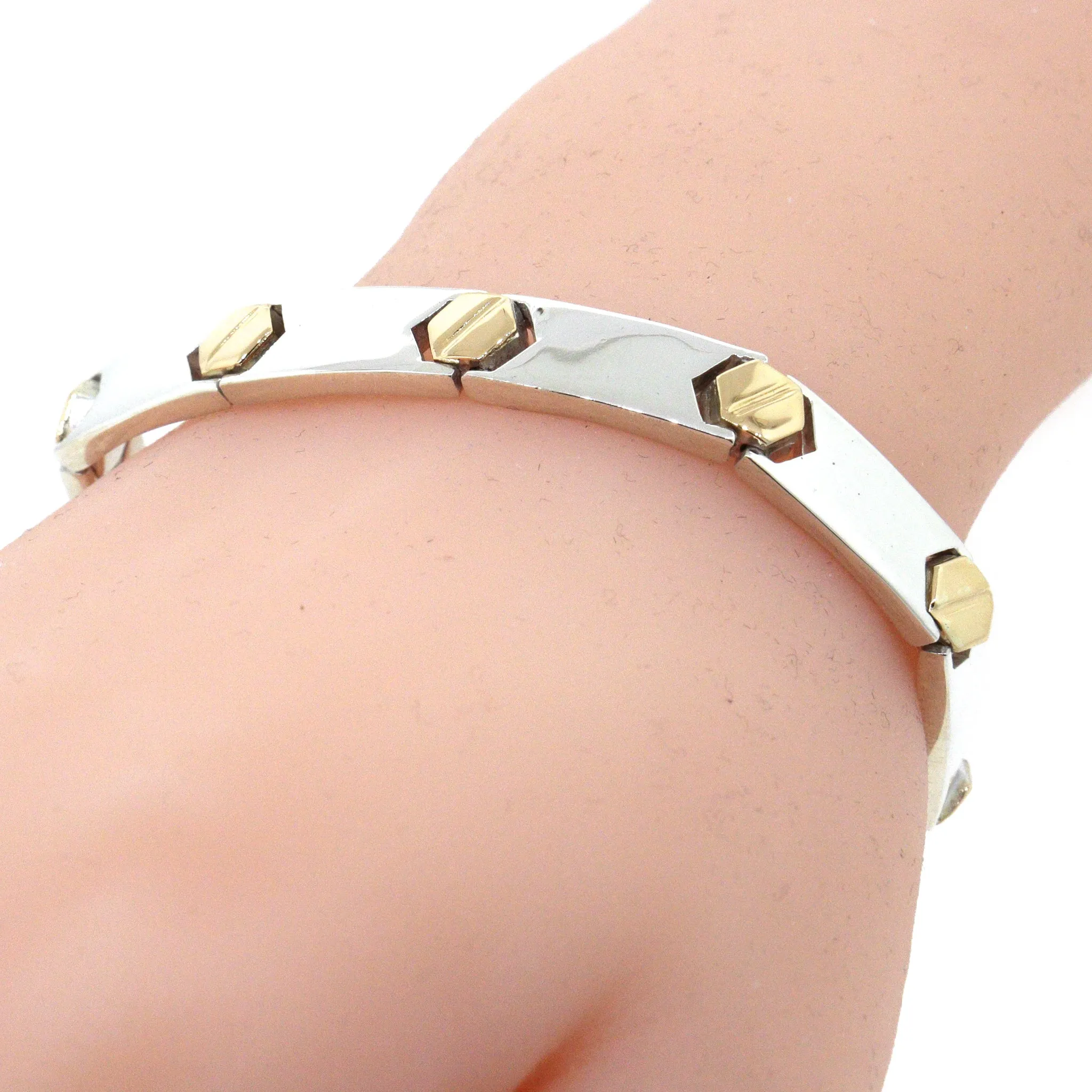 EstateBayanihan Sterling Silver and 18k Gold Bracelet