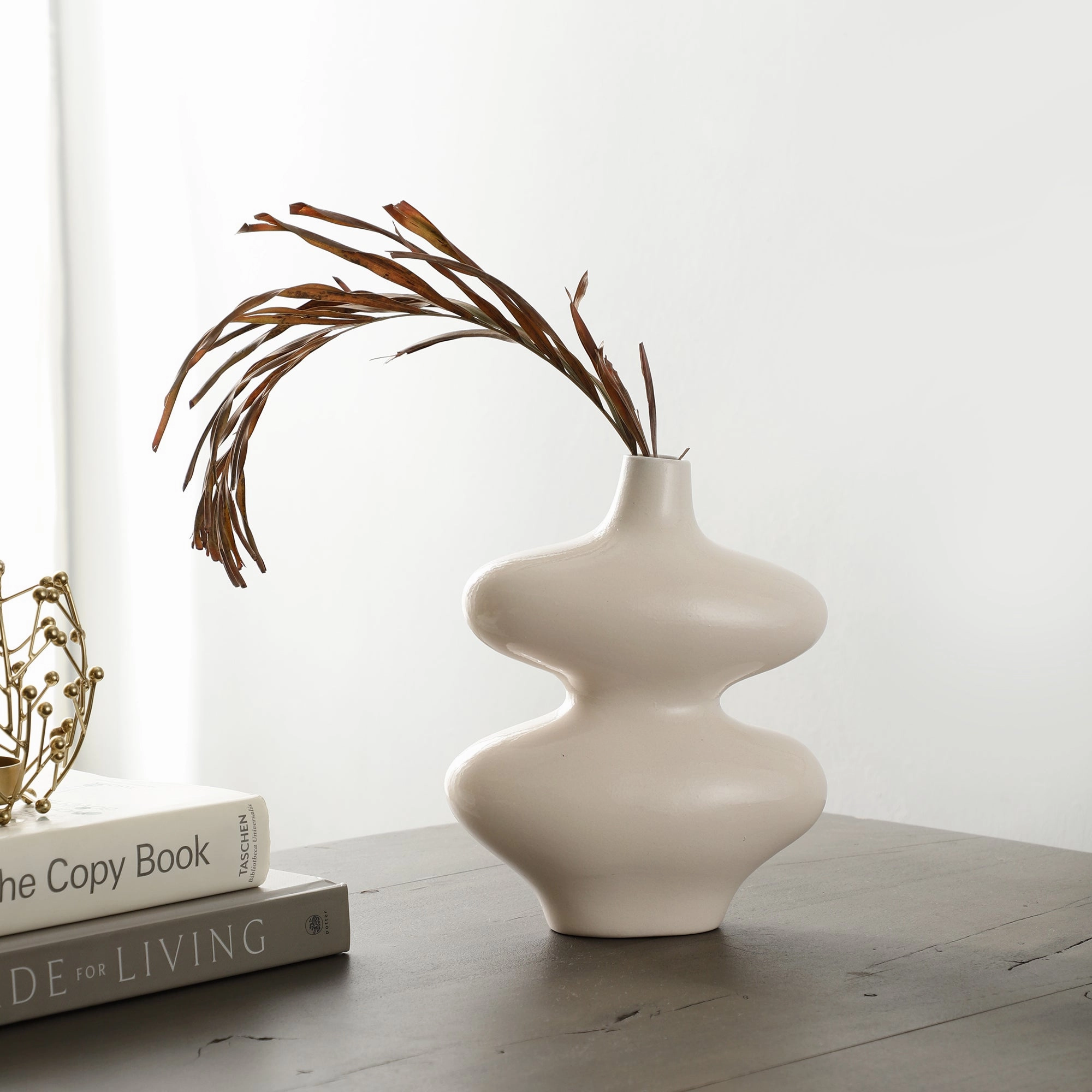Ewan White  Vase outdoor greenery  