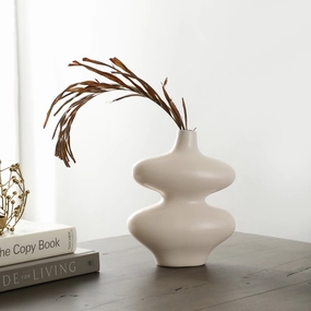 Ewan White  Vase outdoor greenery  