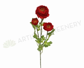 F0017NEW Ranunculus Spray 60cm Orange indoor houseplants  