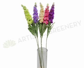 F0029 Delphinium Spray 107cm 5 Colours outdoor greenery  