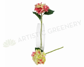 F0035 Hydrangea Single Stem 60cm Pink outdoor greenery  