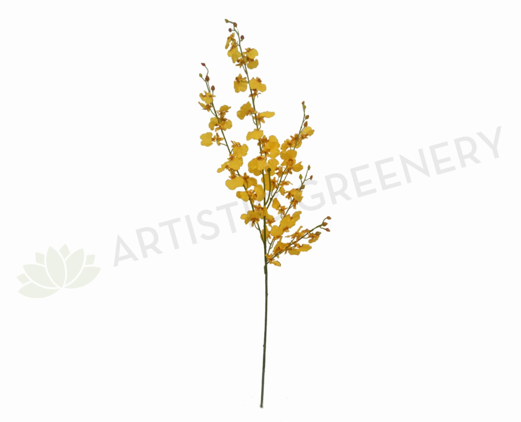 F0051 Oncidium Orchid 86cm Yellow / White outdoor greenery  