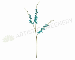F0051 TUR Laelia Orchid Spray 83cm Turquoise outdoor greenery  