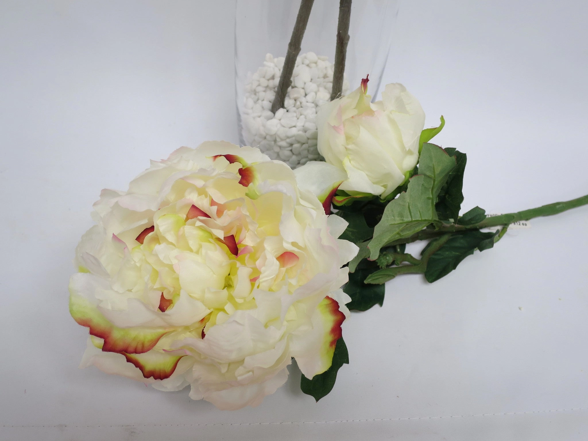 F0055 Peony Single Stem 95cm 3 Colours