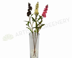 F0060 Stock Flower (Vintage) 85cm 3 Colours outdoor greenery  